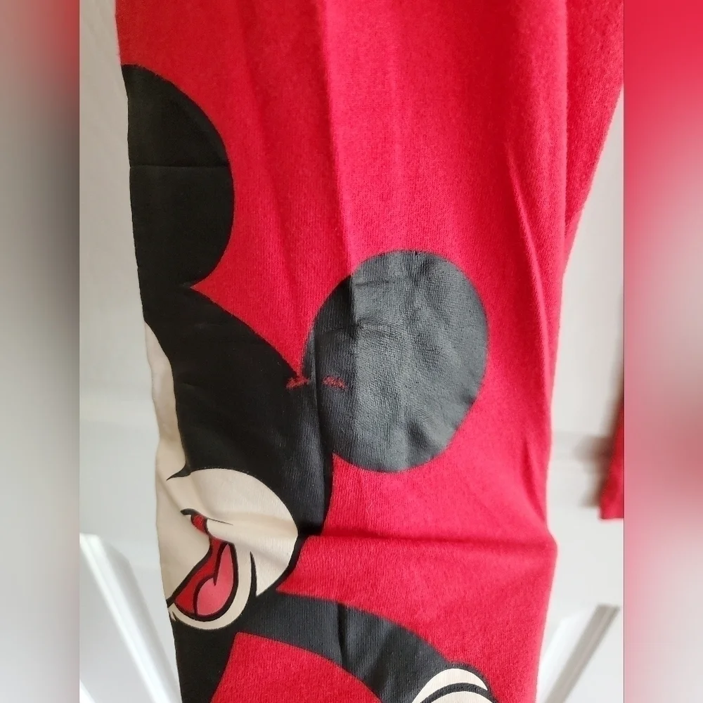 Disney Mickey Mouse & Minnie Mouse Mirrored Leggings Junior size L